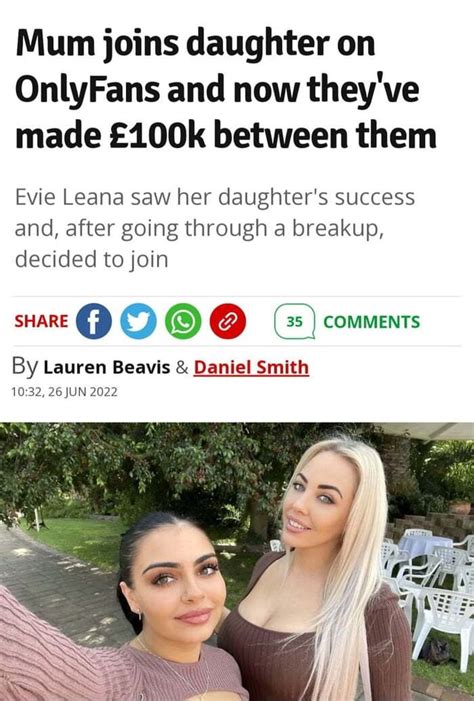 mom and daughter onlyfans|Mum joins daughter on OnlyFans and now they've made £.